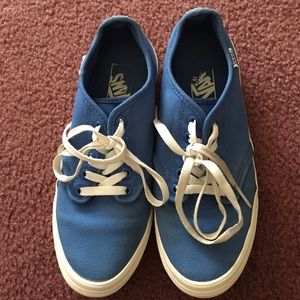 Blue vans womens 9